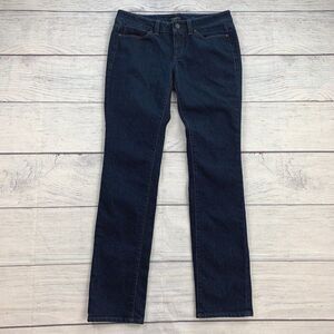 Ann Taylor Jeans 26 2 Modern Straight Dark Wash Inseam 30" Low Rise